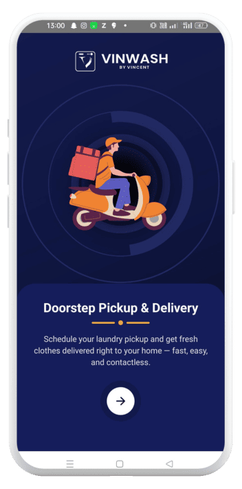 Vinwash App Screenshot 1